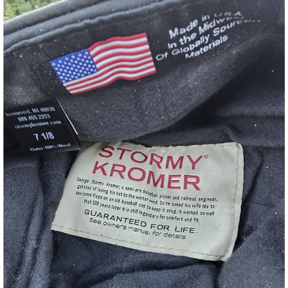 Stormy Kromer 1903 Mercantile Rancher Cap - Sz 7 1/8 Wool USA - Picture 6 of 7